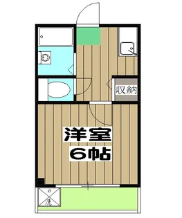 エリーフラッツ西京極【6階】の間取り