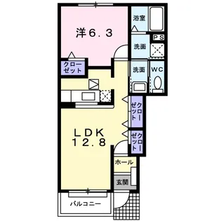 アルモニー【1階】の間取り