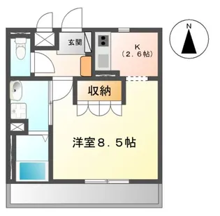 エスポワール(Espoir)【2階】の間取り