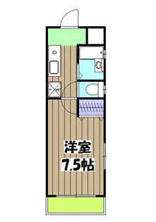 フレディ【102号室】の間取り