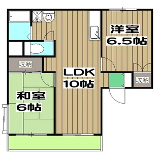リバティハウス樟家【203号室】の間取り