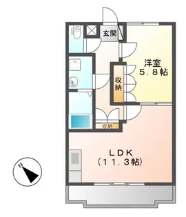 グランクール【2階】の間取り