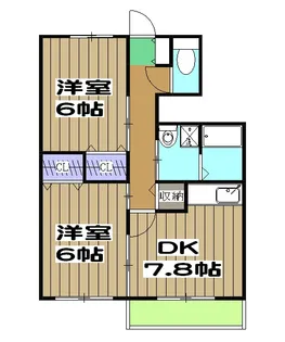 クラールハイム【B106号室】の間取り