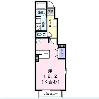 マーベラスK【1階】の間取り