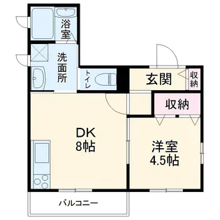 エルメゾン桂【202号室】の間取り