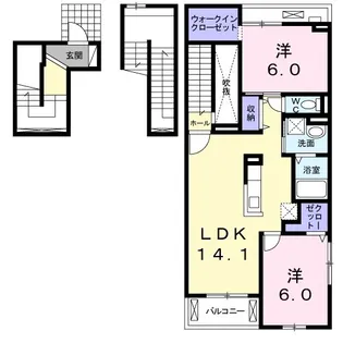 ラ・ルミエール【3階】の間取り