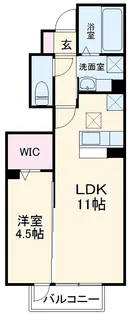 GLADIOLE・ISHII A棟【102号室】の間取り