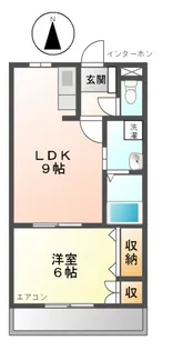 ベルメゾン菰口A【2階】の間取り
