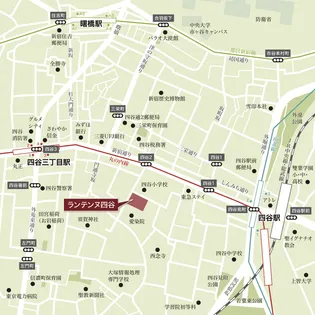 東京都新宿区若葉1丁目【マンション】の外観