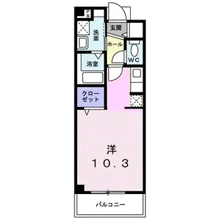 ファインズ コート【1階】の間取り