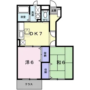 プラースⅢ【1階】の間取り