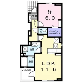メゾンルミエール【1階】の間取り