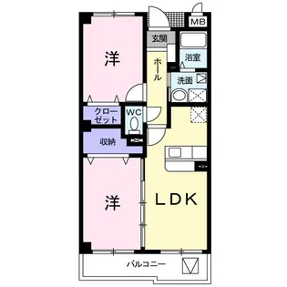 アンジュ【3階】の間取り