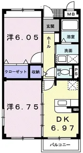 グランド堀【3階】の間取り
