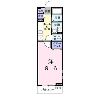 アビタシオン北町【2階】の間取り
