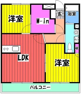 センティーレ和泉【208号室】の間取り