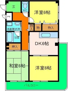 ルミエールマゴジⅣ 【3階】の間取り