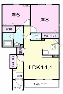 カーサ プラシードⅡ【1階】の間取り