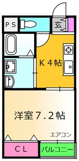 Lio【402号室】の間取り