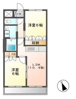 イースト ステージ【2階】の間取り