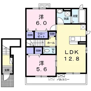 グラン【2階】の間取り