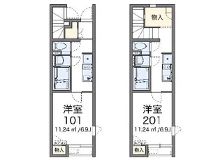 レオネクスト二番【2階】の間取り