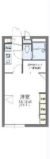 レオパレスルミエール ロータス【207号室】の間取り
