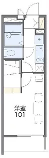 レオパレスレオーノⅡ【1階】の間取り