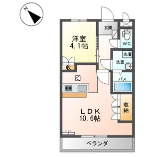 グランピュア【2階】の間取り