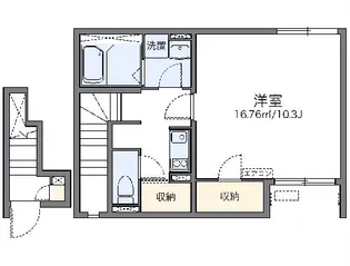 レオネクストヤマキⅡ【2階】の間取り