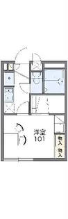 レオパレスGK【103号室】の間取り