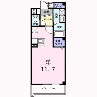 シャンテクレール【2階】の間取り