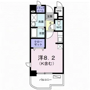 コートライブリーN【2階】の間取り