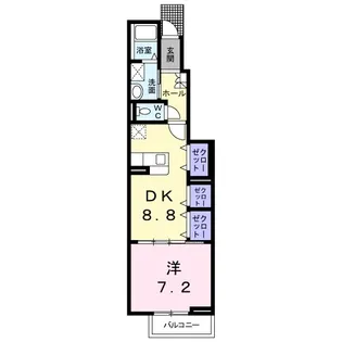 プラタ エムⅢ【1階】の間取り