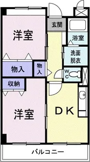 メゾン・ド・フローレ【1階】の間取り