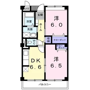 メゾン・ド・フローレ【2階】の間取り