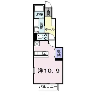 セント・イリスⅠ【1階】の間取り