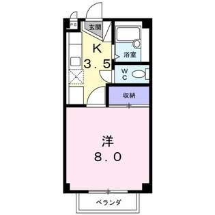 カーサヴィオラ【1階】の間取り