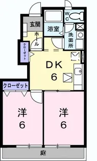 K−13B【1階】の間取り