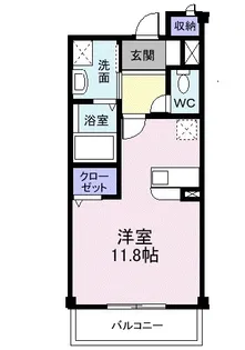 アクセス73【3階】の間取り