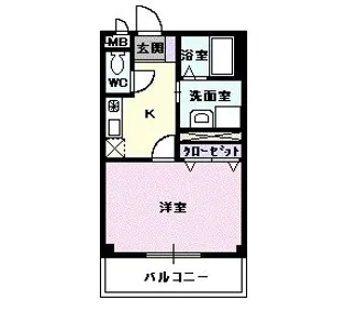 セレーノ【1階】の間取り