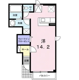 M・Kマンション partⅥ【1階】の間取り