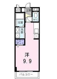 サンライトレジデンス【2階】の間取り