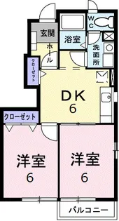 アルモニーB【1階】の間取り