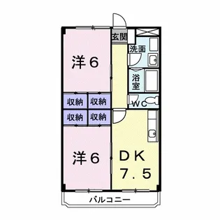 エクセルステージ8【1階】の間取り