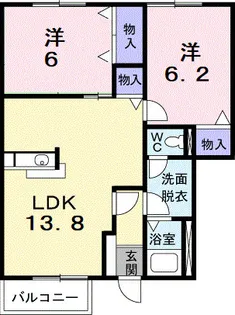 アルタイルⅠ【1階】の間取り