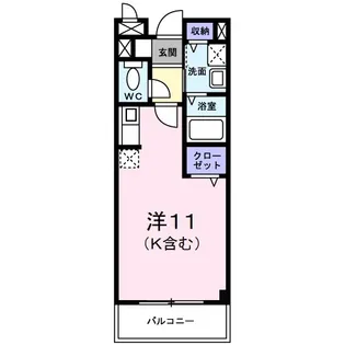 エスタシオン【1階】の間取り