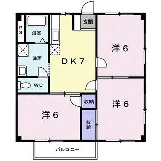 アクティブ小町【2階】の間取り
