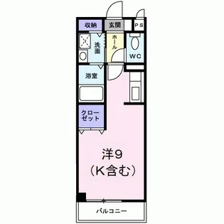 ジュネス3【3階】の間取り