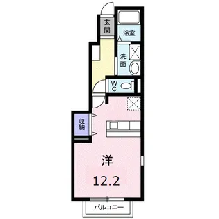 エリア21DefiⅡ【1階】の間取り